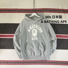 A BATHING APE Hoodie Gray Size: M