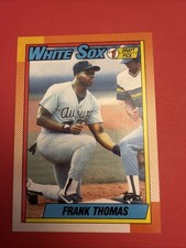 1990 Topps - Frank Thomas #414 2 Chunks Out of Name Field Border (RC)