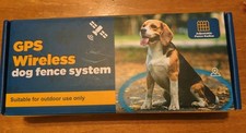 GPS Dog Wireless Fence System Training Collar Device Portable Rechargeable New 1
