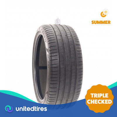 Used 255/35R21 Pirelli P Zero PZ4 T1 Elect PNCS 98W - 7/32