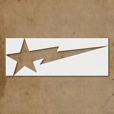 Dynamic Angular Star Shape Wall Art Reusable Plastic Stencil - StencilAir