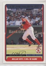 2004 Topps Boston Red Sox World Series Box Set Kevin Millar #33 q7k