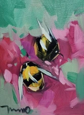 Jose Trujillo Fine Art PRINT 16x20" Collectible Artist Impressionism Bees