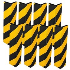 8 Pcs Garage Wall Protectors, Garage Wall Corner Foam Guards, Reflective Wall
