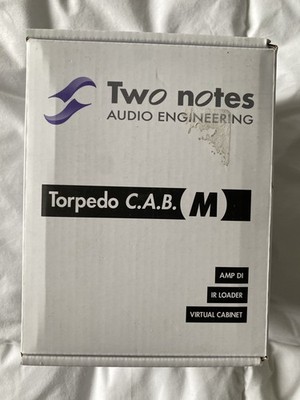 Two Notes Torpedo C.A.B. M Amp DI / IR Loader Virtual Cabinet Effect Pedal w/Box