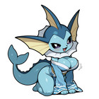 Vaporeon Chibi Seductive Vinyl Car Decal Sticker 7" Weatherproof