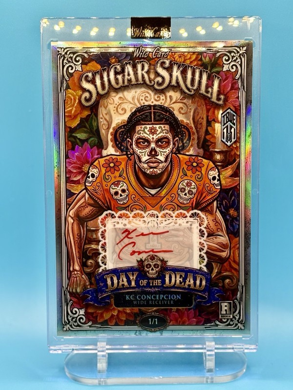 2026 Wild Card Sugar Skull Mammoth - KC Concepcion True 1/1 Auto