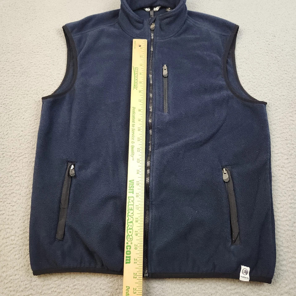 Solaris Vest Mens Medium Fleece Sleeveless Zip Up Jacket Pockets Outdoor Hiking - Image 4 of 4