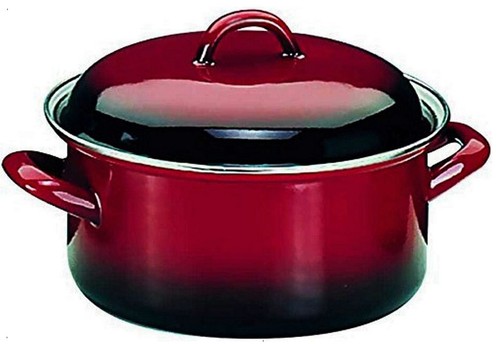 Stock Pot with Lid Enamelled Stainless Steel Healthy COOKWARE Stockpots - Picture 4 of 6
