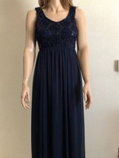 Junior's NWT Emerald Sundae Sleeveless Sequin-Embellished Navy Dress Size 3