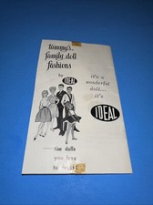 Ideal Tammy's Family Doll Booklet Vint Brochures Advertising Pamphlet