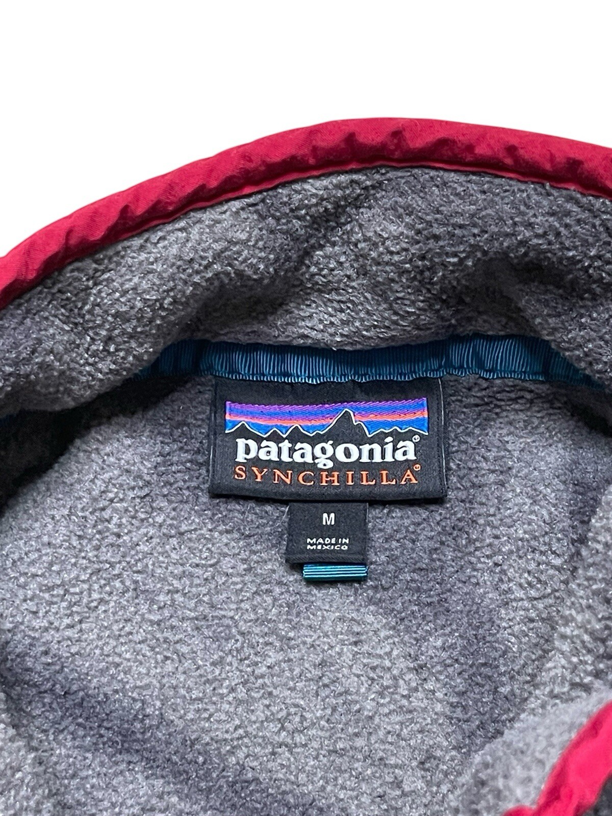 ARC'TERYX Patagonia Uomo S Synchilla Snap T Small Aztec Grigio Pullover Giacca in Pile