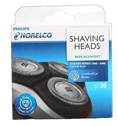 Genuine Philips Replacement Shaver Shaving Heads for 3000 & 1000 Series SH30 - Bild 1 von 9