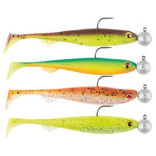 Mosche Per Luccio 4 Mosche Artificiali Per Luccio - Imitazioni Trota, Persico, Arcobaleno, Jack & Firebird Taglia 2/0 Fly Fishing Per Predatori - Foto 10