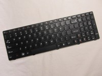 Original Lenovo Ideapad Y570 Y570n Us Black Keyboard With Frame Original Lenovo Ideapad Y570 Y570n Us Black Keyboard With Frame