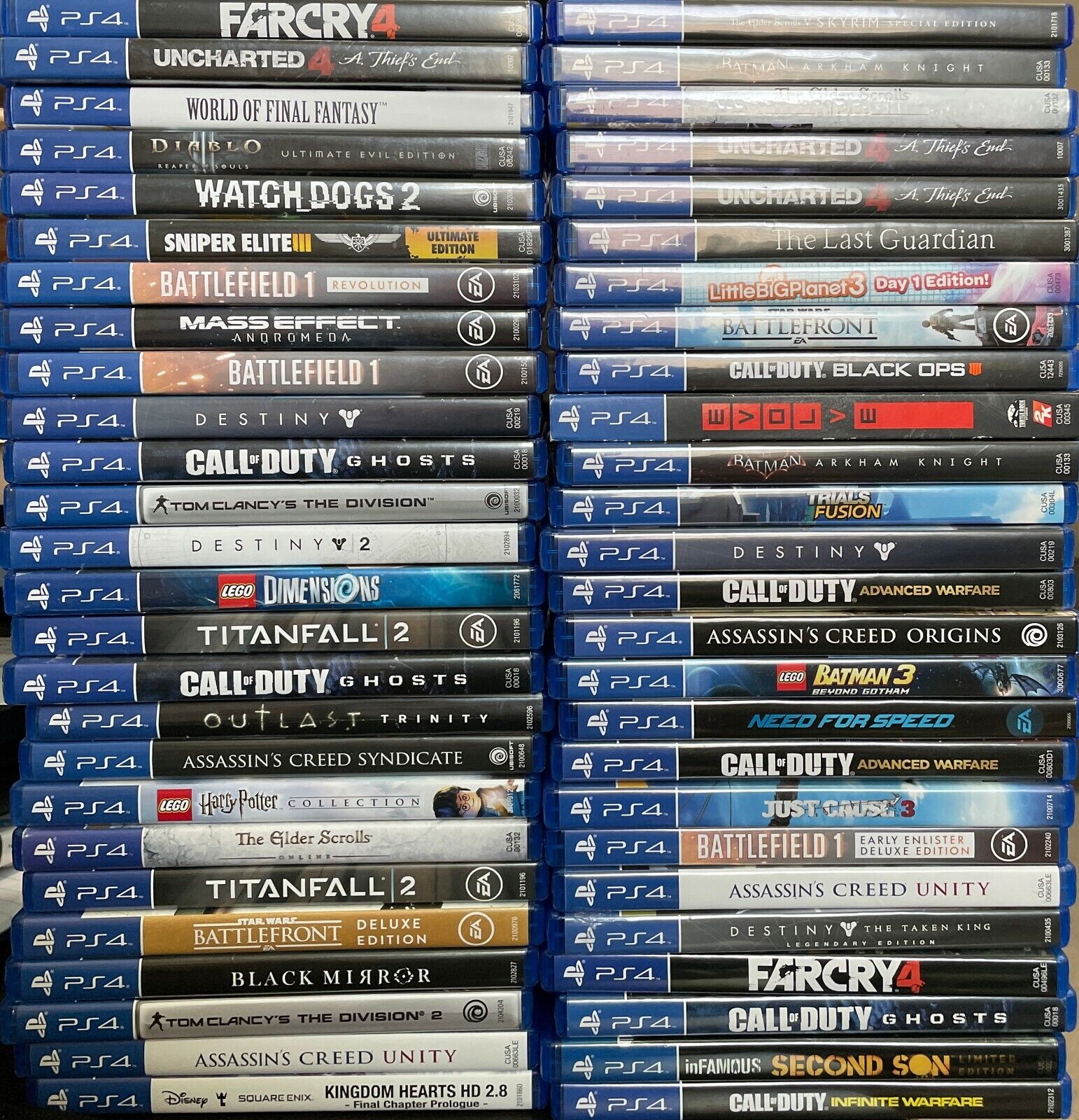 Playstation 4 PS4 Games the Case - Pick - Tested! eBay