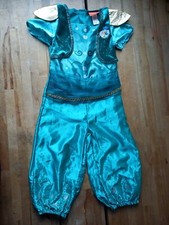 NICKELODEON Shimmer Shine Genie Aladdin Jasmine Costume Fancy Dress 3-4 Years