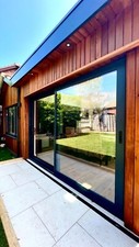 Sliding patio doors aluminum Lift & slide technology Anthracite Slim sightlines