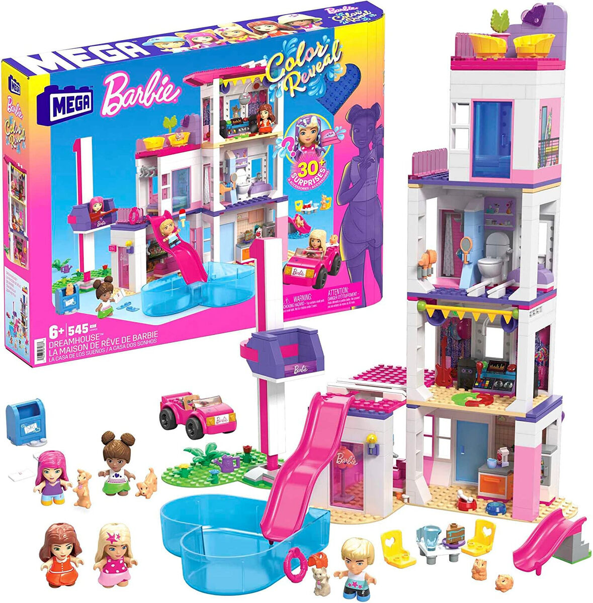 MEGA Barbie The Movie DreamHouse Building Set