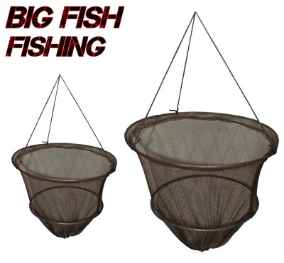 CRAB Fishing Drop Net With Spring Bait Clip - 10m Schnur