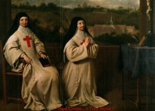 *Red Cross Postcard-"The +Two Nuns+...The Red Cross"--{RB11-S1}