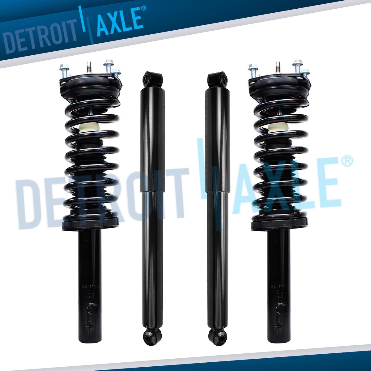 Pair Front Left Right Shocks Struts W/ Spring For Jeep Grand Cherokee Commander 2005 2006 2007 2008 2009 2010 Wk Xk Buyautoparts
