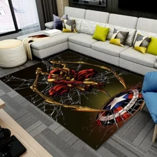 Spiderman Web, Spiderman Rug,Spiderman, Spiderman Mat, Ruggable Spiderman 