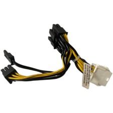 CBL-PWEX-1040 for Supermicro CPU 8-pin to two 6 2 Pin PCIE 5cm GPU Power Cable