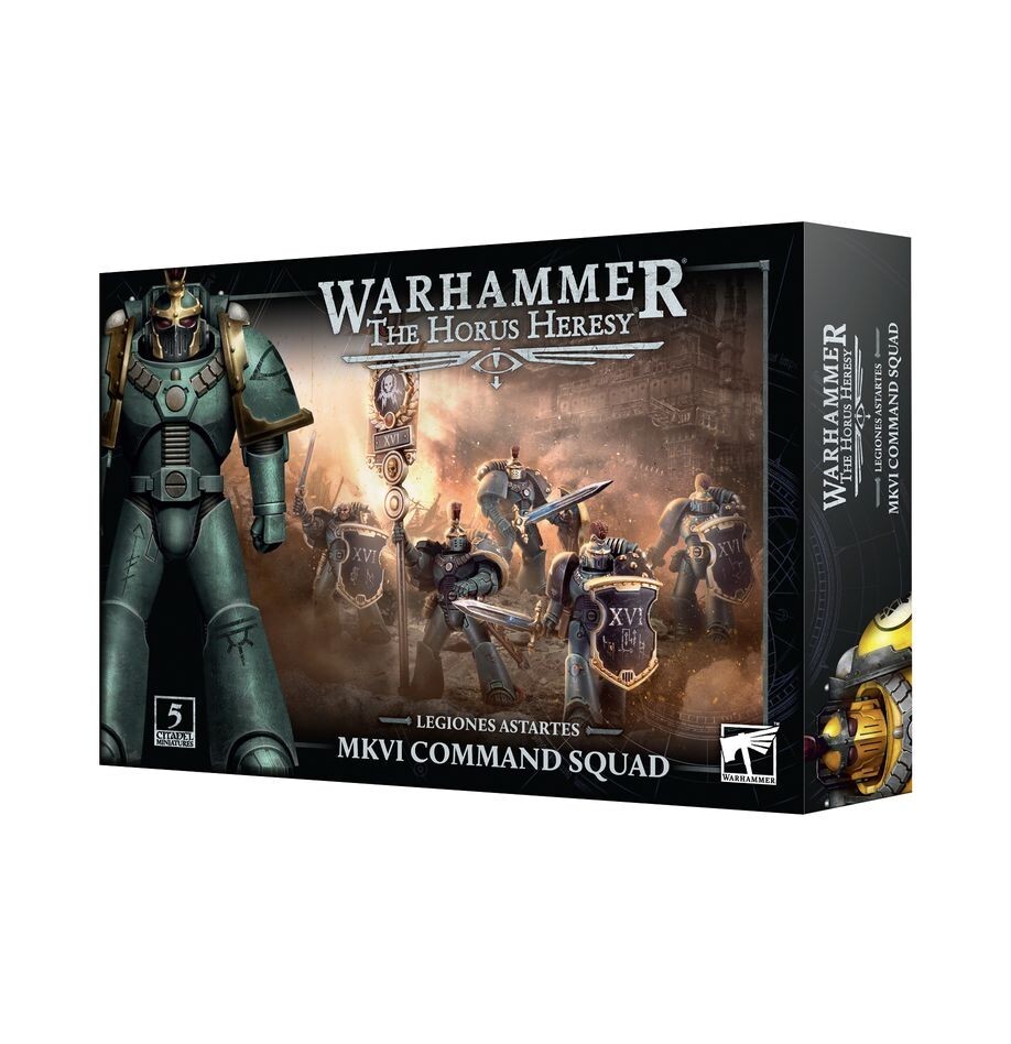 MKVI Command Squad - Space Marines - Brand New - Horus Heresy Games Workshop