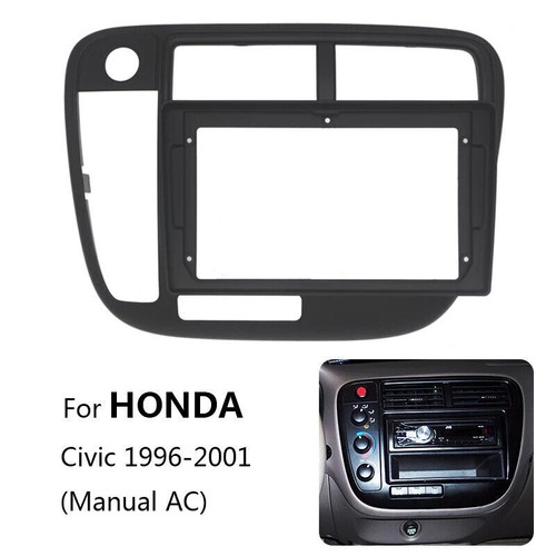 9'' Car Radio Stereo Dash Fascia Frame Bezel W/Harness for HONDA Civic 1996~2001 - Bild 8 von 15
