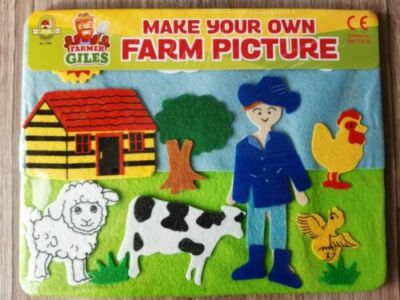 Filz Puzzle Bauernhof Bild, Lernen Kind Kind Bildung Spielen Kunst lernen A bis Z, 3+