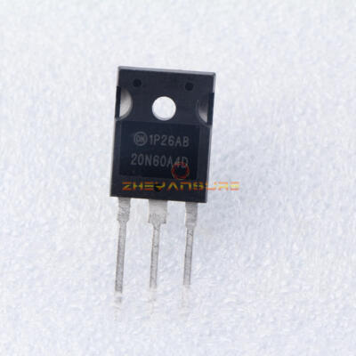 5-Piece Lot HGTG20N60A4D / G20N60A4D N-Channel IGBT Transistors - For SMPS Power Supplies & Inverters