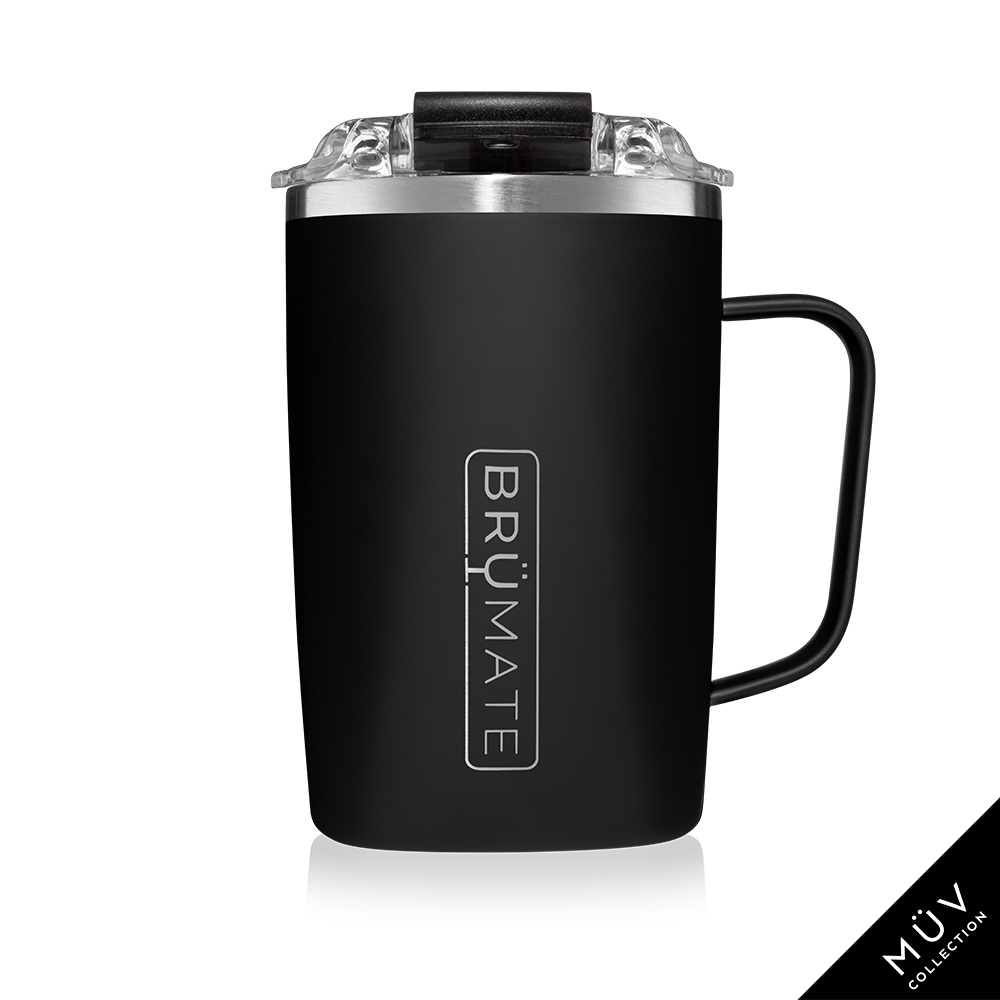BRUMATE TODDY Mug 16 oz Leak proof Locking Lid hot or cool - MATTE BLACK |  eBay