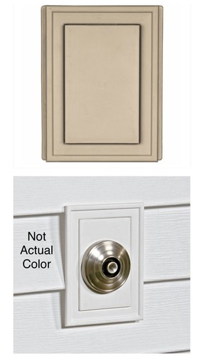Ring Blink Doorbell Mini Mount J-Block 6” Vinyl Siding Tan Wicker 069 MidAmerica - Picture 12 of 14