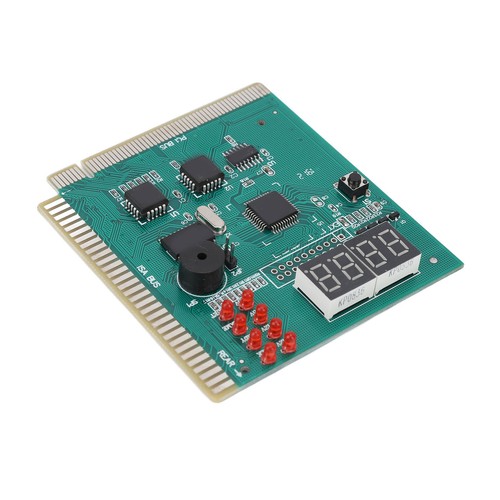 PC Diagnostic 4 Digit Card PC Diagnostic Card Standard PCI ISA Port Dual POST - Afbeelding 10 van 12