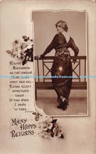 R271348 Happy Birthdays be thy Portion many many mayst thou see Many Happy Retur