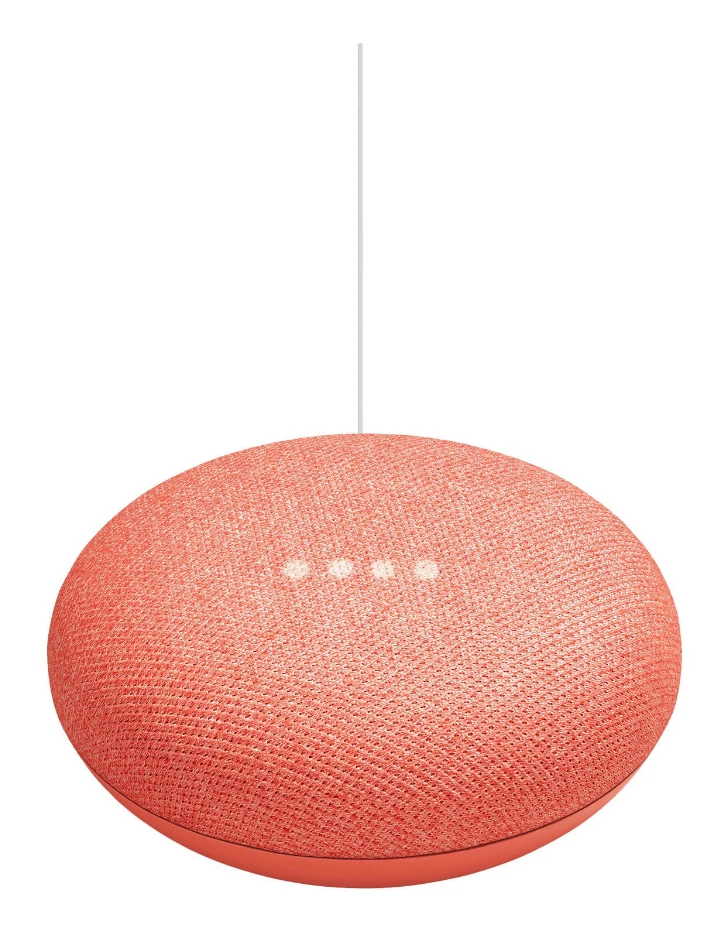 Google Home Mini Smart Assistant - Coral