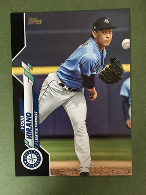 2020 Topps Update #U-167 Yoshi Hirano Black Parallel 32/69 Seattle Mariners