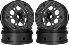 Powerhobby 2.2" Carbon Fiber Lightweight Beadlock Wheels 1/10 Rock Crawler D