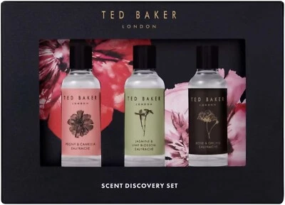 Ted Baker Scent Discovery Set - Ladies Ted Baker Fragrance Set 3 x 15ml Bottles