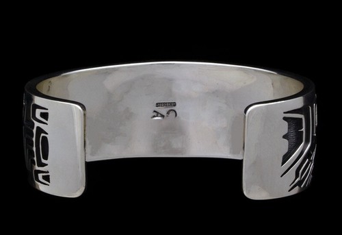 Sterlingsilber heiliges Fisch-Overlay-Armband von Cecil Ashley - Bild 4 von 4