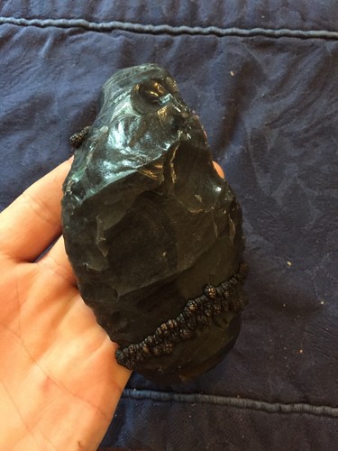 Möbius Strip, Obsidian And Copper - Picture 6 of 8