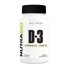 NutraBio - Vitamin D3 (2000 iu) - 90 Capsules