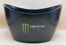 model #1 Monster Energy Drink bar ice bucket oval black plastic