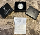 2021 S PROOF SILVER EAGLE TYPE 2 IN ORIGINAL MINT BOX W/ COA 21EMN