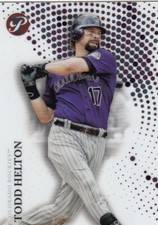 TODD HELTON TOPPS PRISTINE BASE COLORADO ROCKIES #186 2022 22