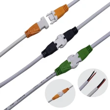 DC Connector with Lock Buckle 5.5X2.1mm Male Female jack adapter for LED Strip