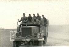 2 x Photo, WW2, Advance by Truck in Russia (N)21234