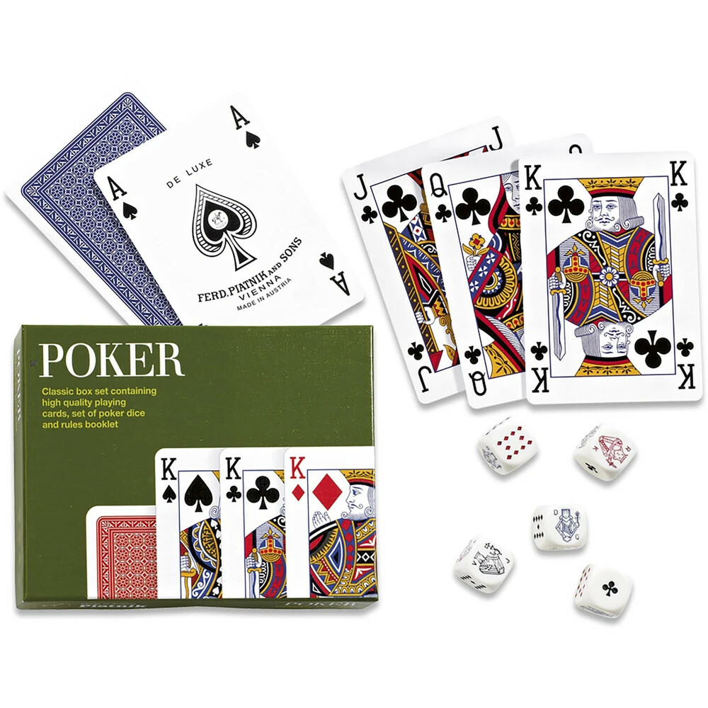 Piatnik Poker Classic Box Set, Card Games, Stag Nights, Gifts 255731