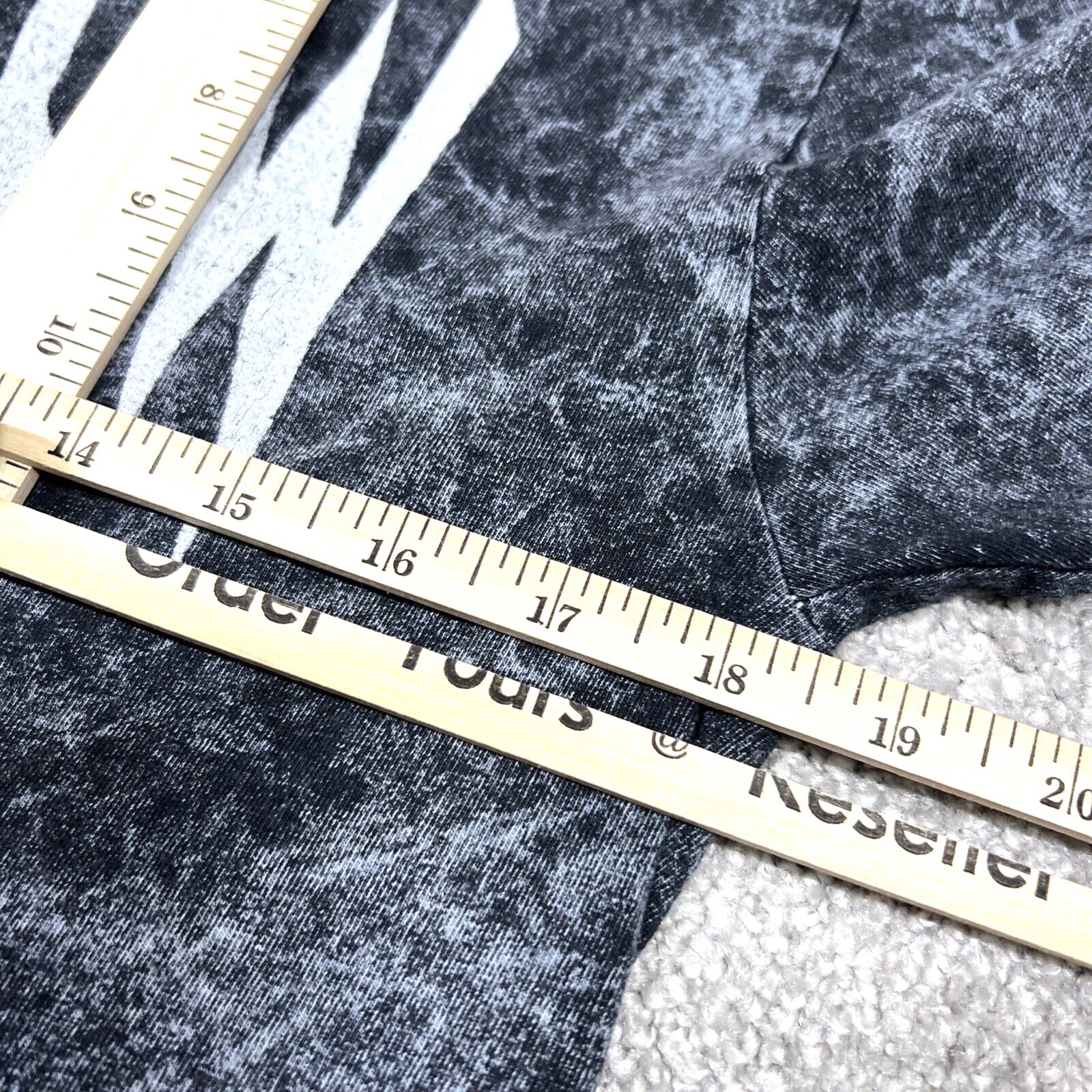 FILA Death Row Records T Shirt Uomo Piccolo Pullover Grafica Maglietta Tie Dye Grigio